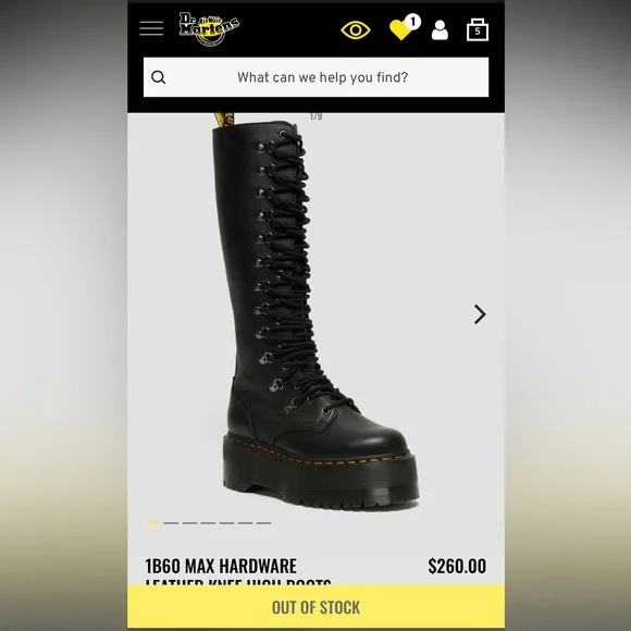 miページ DMR24382001 Dr. Martens 1460 Originals Unisex Soft Toe Slip
